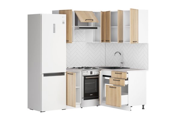 Модульная кухня Либерти 1,5*1,5 м